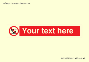 Custom Do not use watercraft in the vicinity of piers